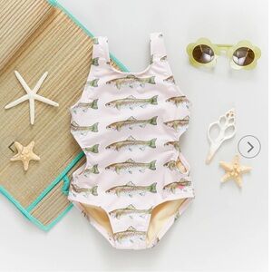 Pink Chicken Girls Keller Suit - Pink Rainbow Trout